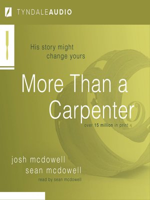 cover image of More Than a Carpenter